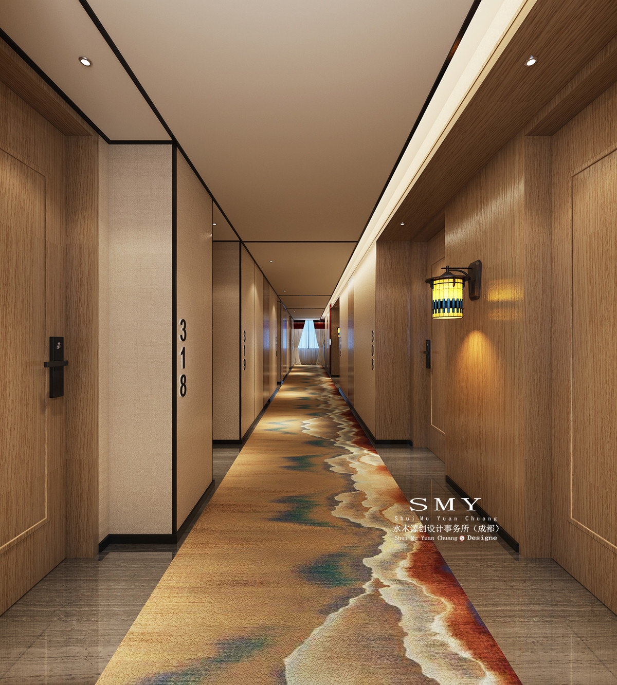 酒店過道走廊設計